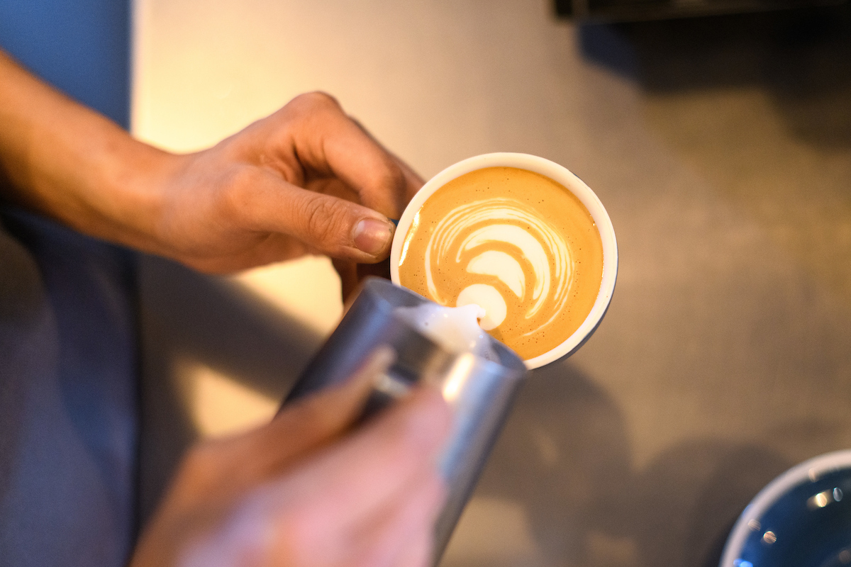 latte art barista training